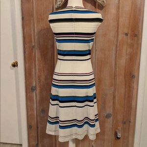 ST. JOHN Knit Striped Dress. NWOT. Never worn
